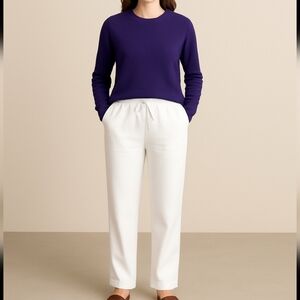 NWT J. Crew Women Linen Blend Pants Size 14